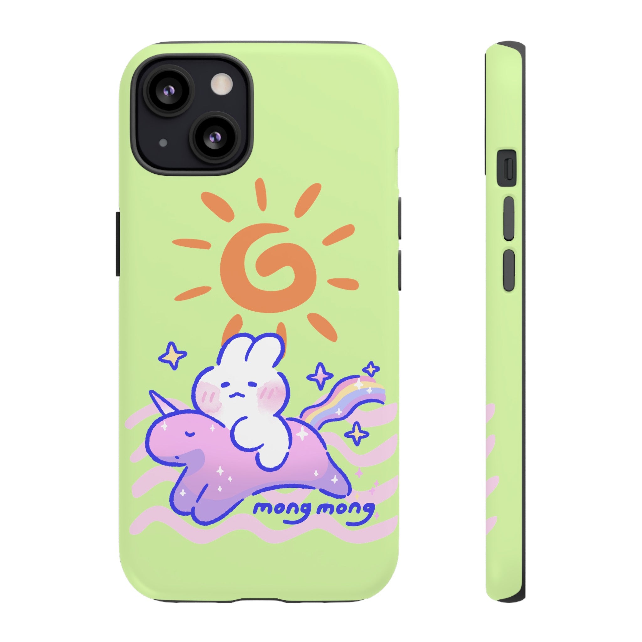 Lovely Mong Mong Ride a Unicorn Phone Case